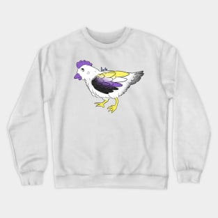 Nonbinary Chicken Pride - 2019 Crewneck Sweatshirt